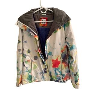 Roxy womens multicolor ski jacket size S
